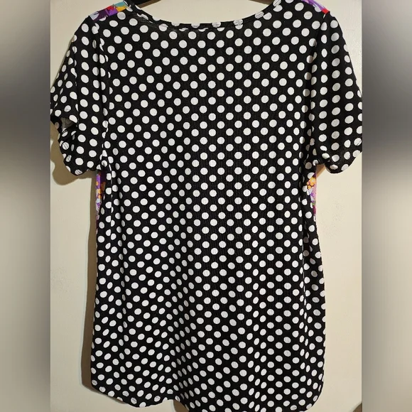 LuLaRoe Womens Multicolor Floral Blouse - Picture 2 of 4